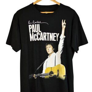 Vintage Paul McCartney T-Shirt Classic Rock Music Fan Tee 91